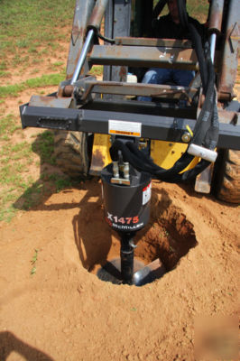 Mcmillen X1475 skid steer auger drive free shipping 