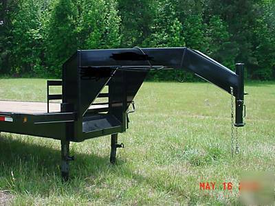 New 2010 30' 10 ton gooseneck deckover trailer