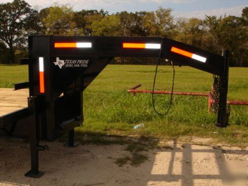 New 2010 texas pride dual tandem 8X30 equip trailer 20K