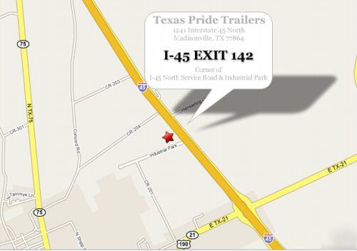 New 2010 texas pride dual tandem 8X30 equip trailer 20K