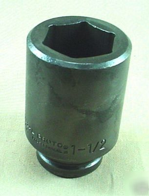 New proto(stanley)1-1/2 impact socket 3/4