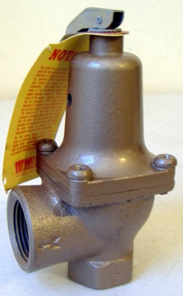 New watts regulator 174A-1, relief valve 30 psi, 3/4