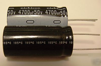 Nichicon capacitor 50V 4700UF 105C 50 v 4700 uf 105 c 