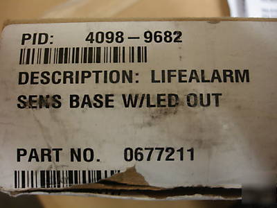 Simplex 4098-9682 lifealarm sens base w/ led out