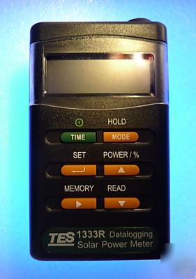 TES1333R solar power radiation meter pc interface data