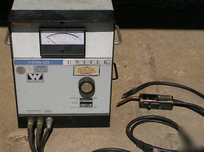 Unitek weldomatic 1-048-03 spot welder,100 watt/seconds