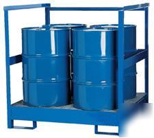 Vestil stackable transport pallets w/side rails stp-4