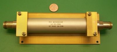 Vhf rf lowpass filter 350 mhz, 400WATT high power 0.1DB