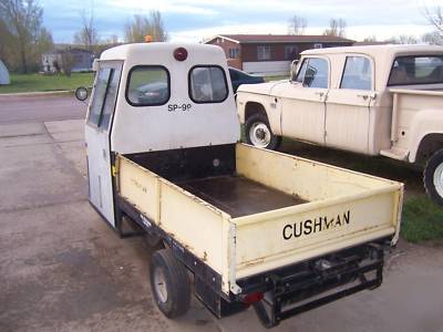 Vintage cushman truckster pickup. atv hot rat rod.