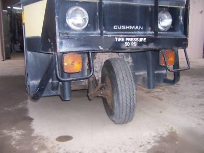 Vintage cushman truckster pickup. atv hot rat rod.