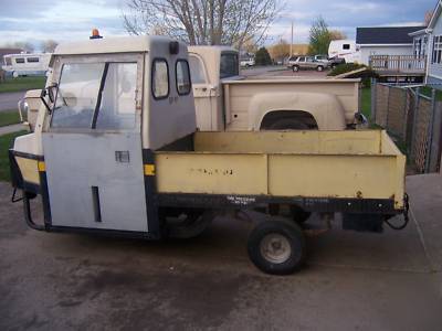 Vintage cushman truckster pickup. atv hot rat rod.