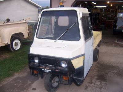 Vintage cushman truckster pickup. atv hot rat rod.