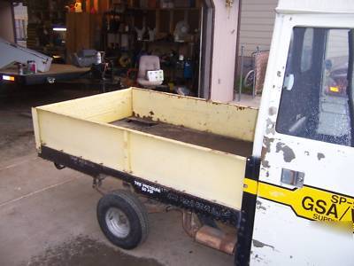 Vintage cushman truckster pickup. atv hot rat rod.