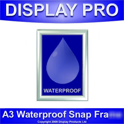 A3 waterproof snap frames poster holder clip displays