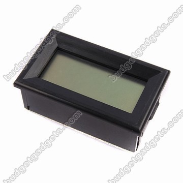 Black precision digital lcd voltage voltmeter measure