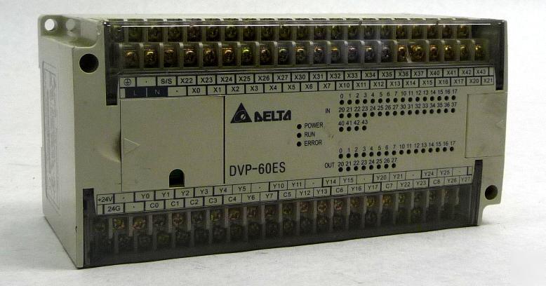 Delta dvp-60ES-00R2 programmable logic controller plc