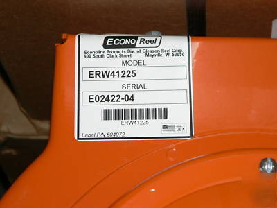 Hubbell gleason cable reel econo reel GR003001