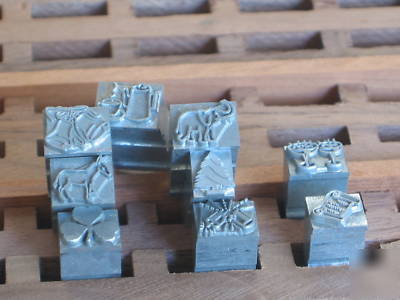 Kingsley hot stamping 25 emblems with box nice
