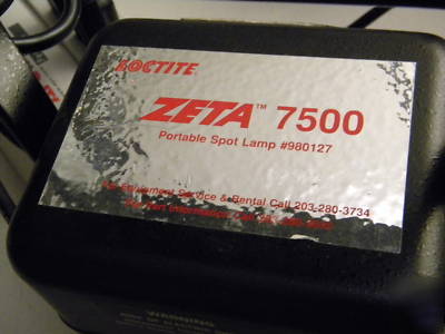 Loctite zeta 7500 uv spot light curing system 980127