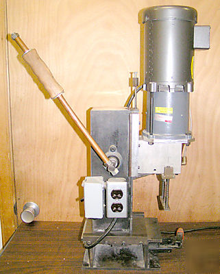 Low speed drill press w/carriage boston gear baldor 115