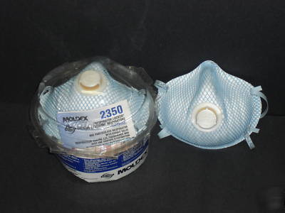 Moldex N95 particulate respirator mask 5 pcs &case 2350