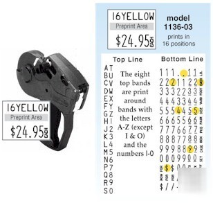 Monarch paxar 1136-03 label gun /pricing gun/ price gun