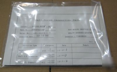 New - koyo Z1 axis ballscrew 2008DFS3C3-595.5