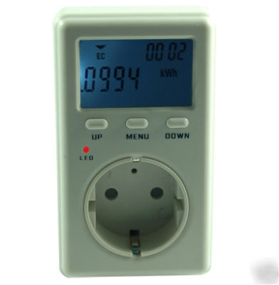 New power energy meter, monitor electricity eu version