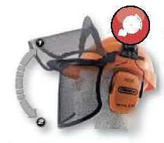 Oregon professional safety helmet w/ face & hearing
