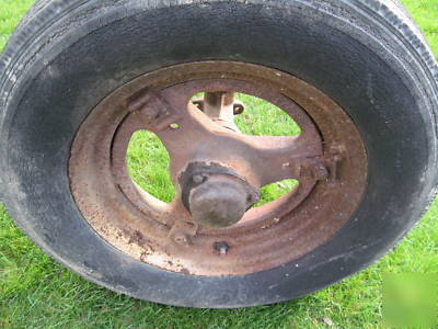 Original farmall m wide front early cast iron h