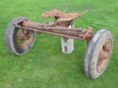Original farmall m wide front early cast iron h