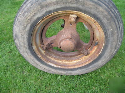 Original farmall m wide front early cast iron h