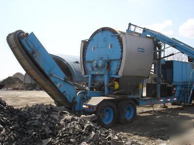 Ssi M85 mobile tire shredder ~ cummins mii diesel
