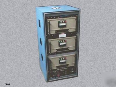 Tecron 7560 servo amplifiers cabinet w/9300 powersupply