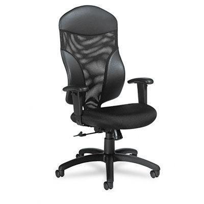 Tye mesh management high-back swivel/tilt chair black