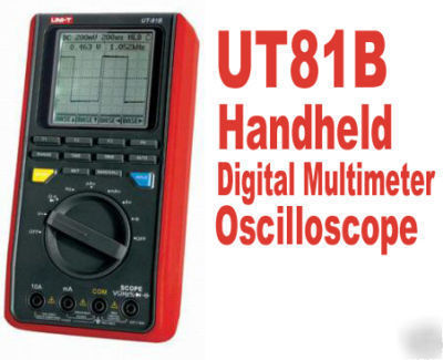 Uni-t UT81B oscilloscope 8MHZ w/ usb vivid and lc-d