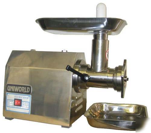 Uniworld TC12-etl stainless electric meat grinder etl 