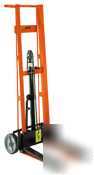 WescoÂ® two wheeled hydraulic steel framed pedalift