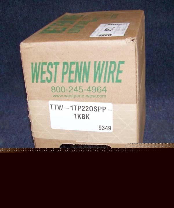 West penn wire cmr cable-2 conductor/22 awg/1000 feet