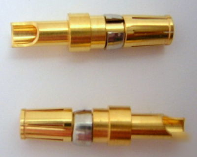 100 gold-plated d-subminature connector socket contacts