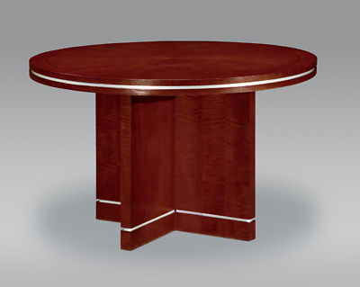 12 foot rectangular conference table nickel metal trim