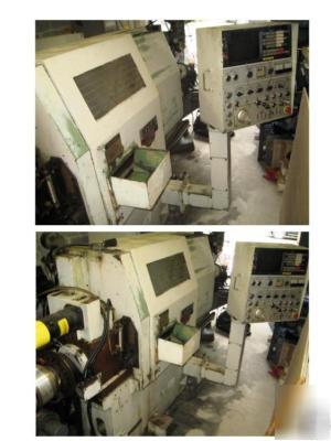 1984 FT20U ikegai cnc lathe live c axis 49 tool holders