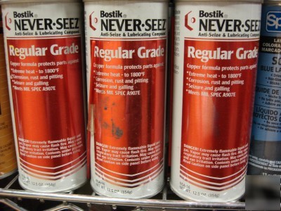 3-12.5 oz bostik never seez regular grade areosol comp