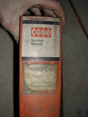 Case 680CK 680 tractor backhoe service & parts manual