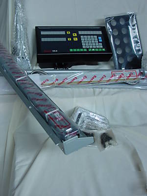 Digital readout dro 3-axis vertical knee mill package