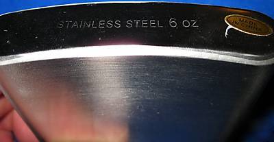 Flask, hip, stainless steel, brushed, 6 oz., engravable