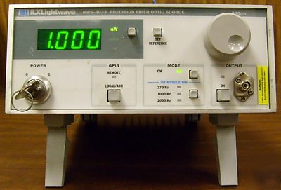 Ilx lightwave mps 8033 precision fiber optic source 850
