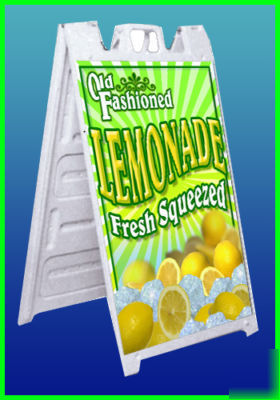 Lemonade a-frame for concession trailer, carts, tents 