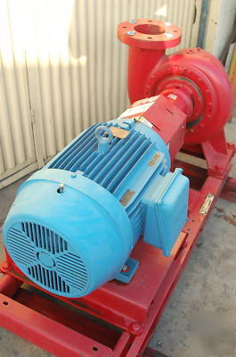 New -bell & gossett 40 hp centrifugal pump 1200 gpm-1510