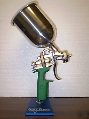 New hvlp paint spray gun 1.7MM asturomec om green i